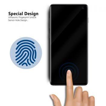 S20 Fingerprint Friendly Screen Protector Tempered Glass - Image 3