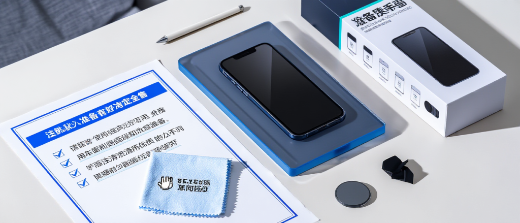 Phone preparation checklist for selling with cleaning supplies and accessories