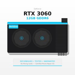 Refurbished NVIDIA RTX 3060 12GB Graphics Card Singapore