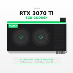 Refurbished NVIDIA RTX 3070 Ti 8GB Graphics Card Singapore